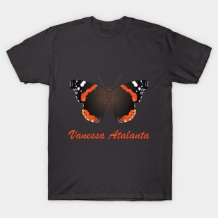 Vanessa Atalanta - with an inscription T-Shirt